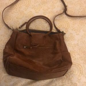 Brown Faux-Leather Bag